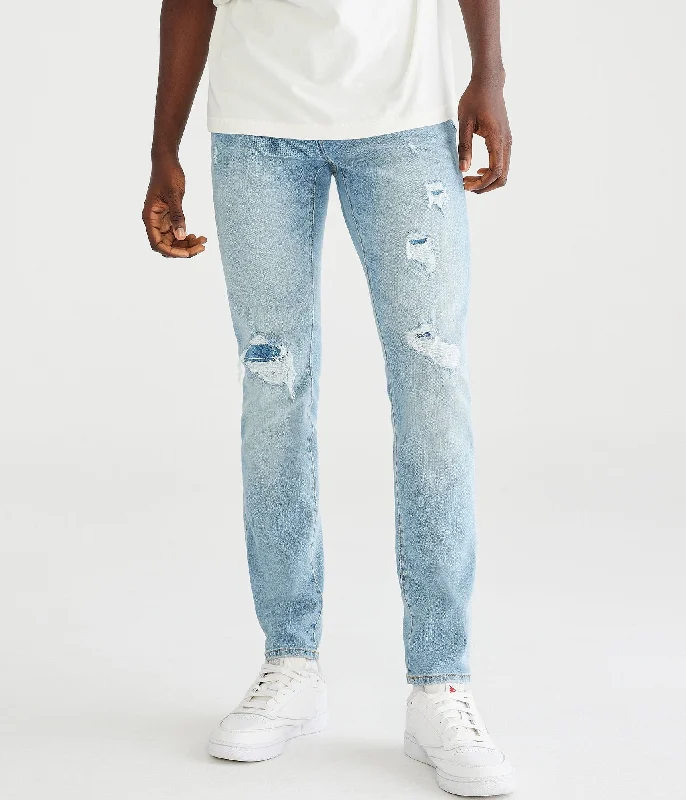 Aeropostale Super Skinny Performance Jean With Trutemp365 Technology Monochromatic All Monochromatic All