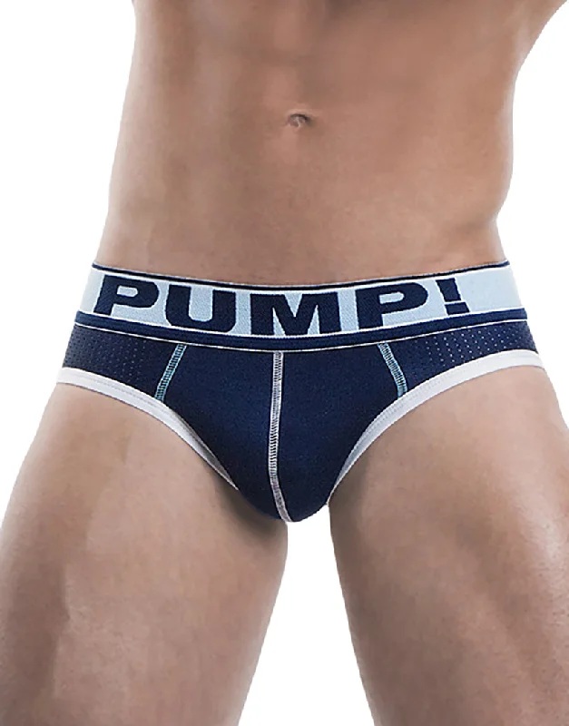 PUMP! Men's Blue Steel Low Rise Mesh Brief Blue/White 12029 Cozy Men's Sherpa Cozy Men's Sherpa