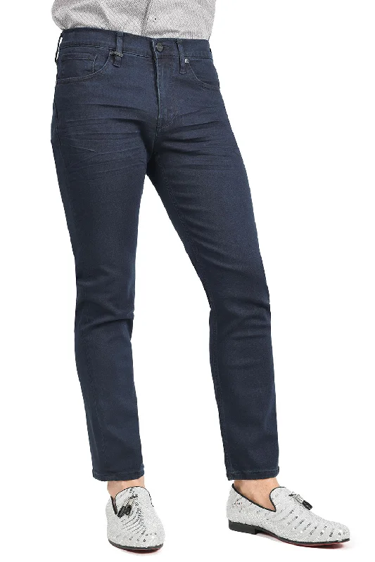 Blueberries Denim Jeans Tough Men's Military Tough Men's Military