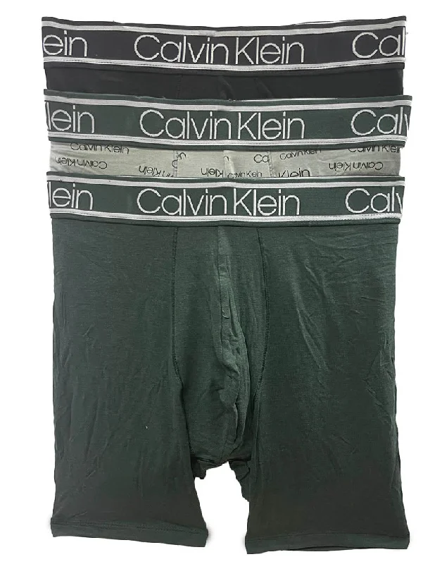 Calvin Klein Bamboo Comfort Boxer Brief 3 Pack NP2262O Athletic Men's Compression Athletic Men's Compression