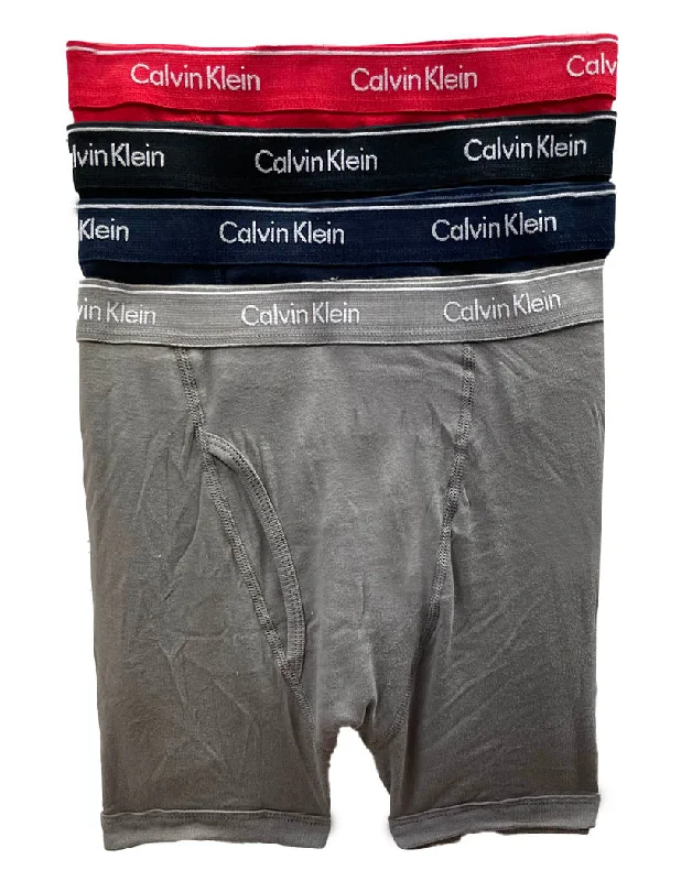 Calvin Klein Cotton Classic Boxer Brief 4 Pack NP2190O Minimalist Men's Casual  Minimalist Men's Casual 