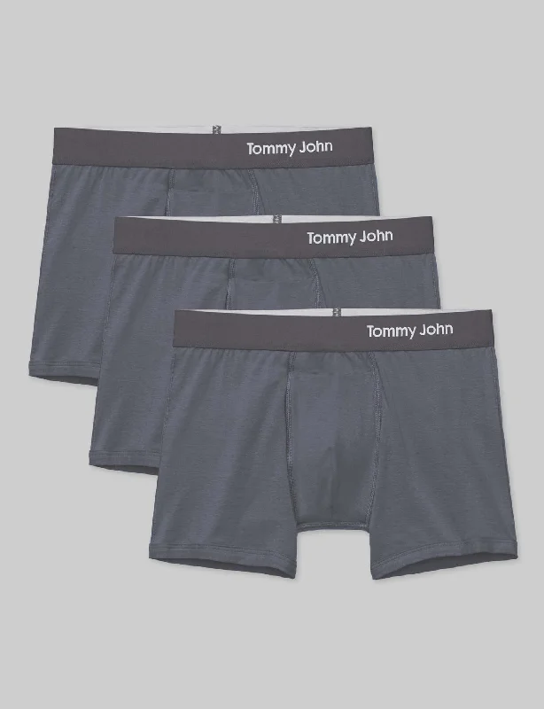 Cool Cotton Trunk 4" (3-Pack) Luxurious Men's High Luxurious Men's High