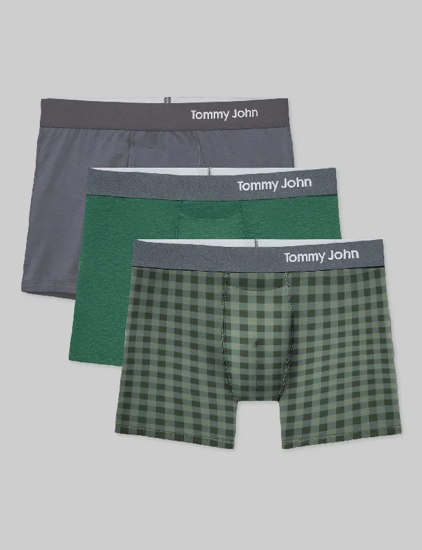 Cool Cotton Trunk 4" (3-Pack) Refined Men's European Refined Men's European