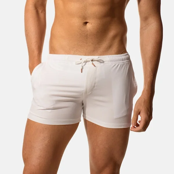 Elia Titan swim 3" short white Vacation Vacation