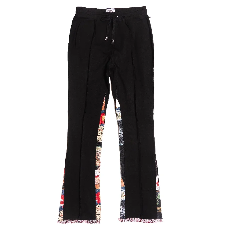 F1959 Frost Blow French Terry Pants - Black Sporty Men's Tennis Sporty Men's Tennis