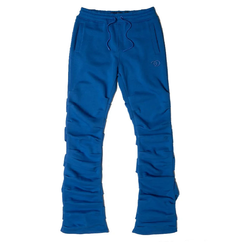 F6220 Malik Stacked Sweatpants - Royal Cozy Men's Sherpa Cozy Men's Sherpa