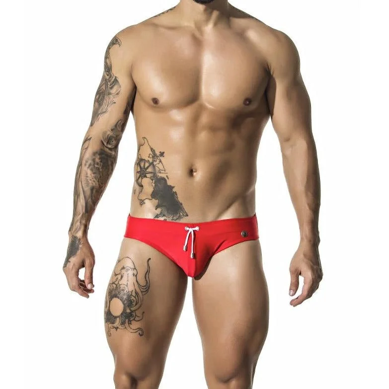 Gigo Classic swim brief red Dapper Men's Bow Dapper Men's Bow