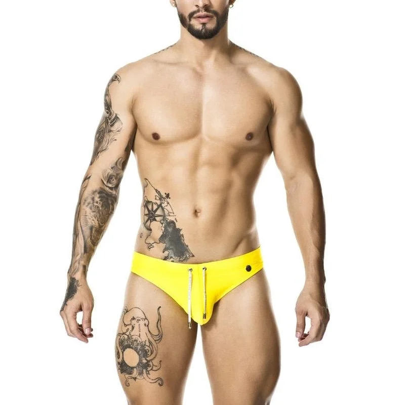 Gigo Classic swim brief yellow Hip Men's Retro Hip Men's Retro