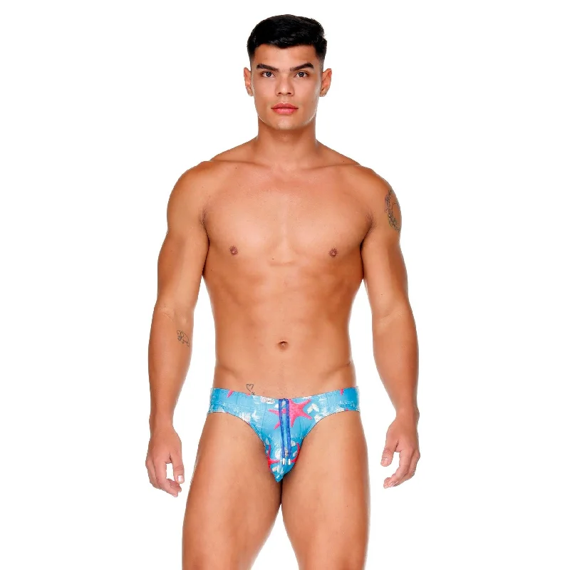 Gigo Sea swim brief blue Trendy Men's Scandinavian Trendy Men's Scandinavian