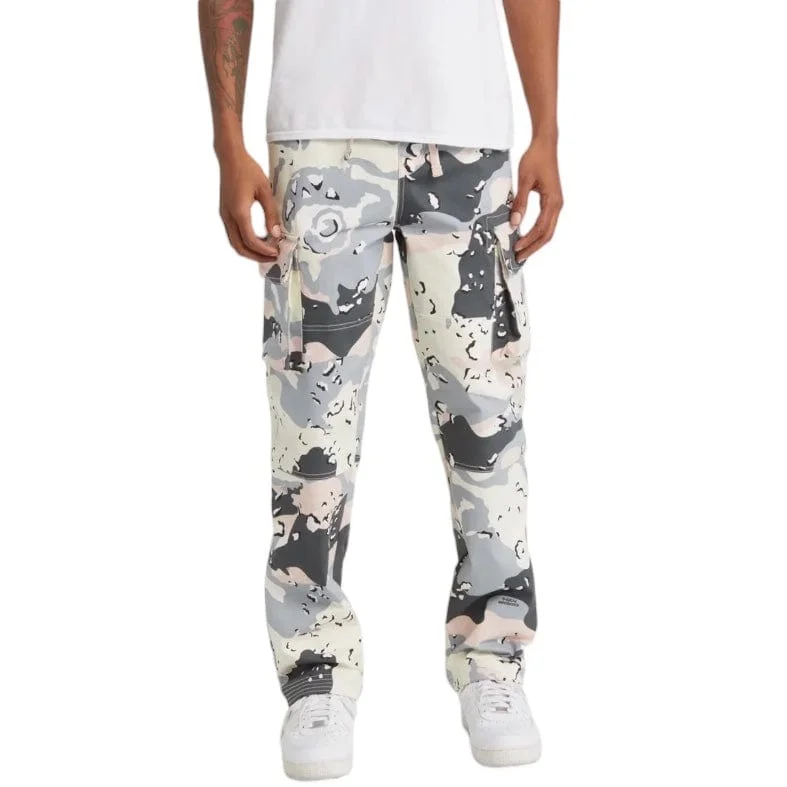 Ice Cream Dessert Camo Cargo Pants (Whisper White) 431-9102 Sophisticated Men's  Sophisticated Men's 