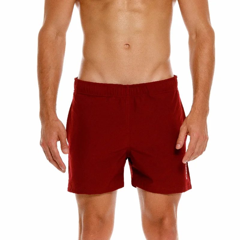 JOR Brixton 4" swim short wine Earthy Men's Sustainable  Earthy Men's Sustainable 