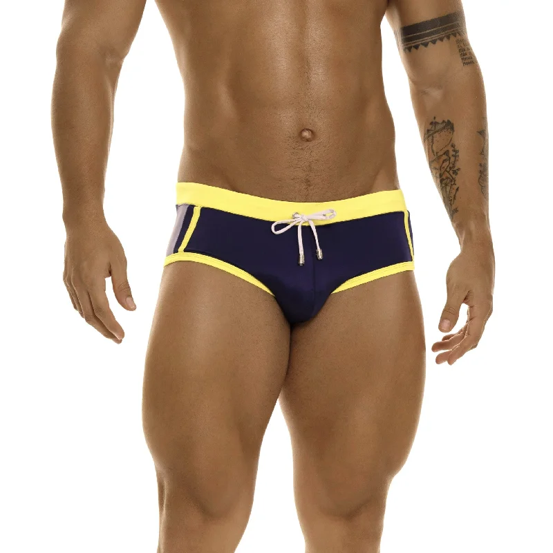 JOR Canarias swim brief blue Polished Men's Satin Polished Men's Satin