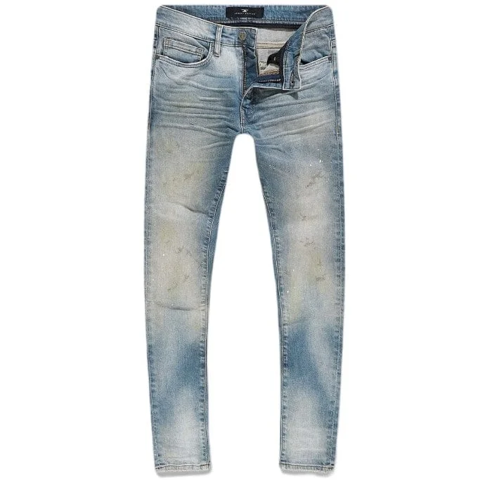 Jordan Craig Big Men's Sean Geronimo Denim (Blue Lagoon) JS1189X Relaxed Men's Australian  Relaxed Men's Australian 