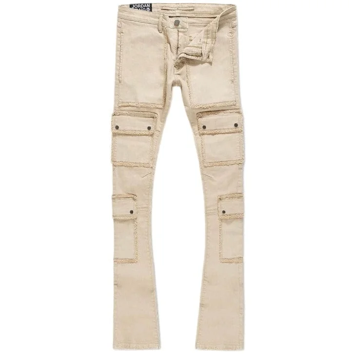 Jordan Craig Martin Stacked El Dorado Cargo Pants (Khaki) JTF218 Athletic Men's Compression Athletic Men's Compression