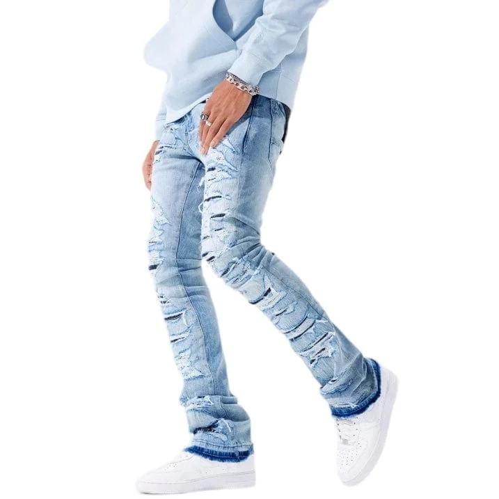 Jordan Craig Martin Stacked Sahara Denim (Sky Blue) JTF1177 Bold Men's Statement Bold Men's Statement