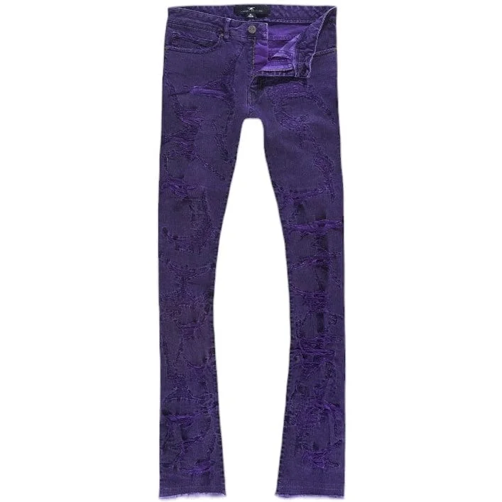 Jordan Craig Martin Stacked Santorini Denim (Purple) JTF1178 Cozy Men's Sherpa Cozy Men's Sherpa