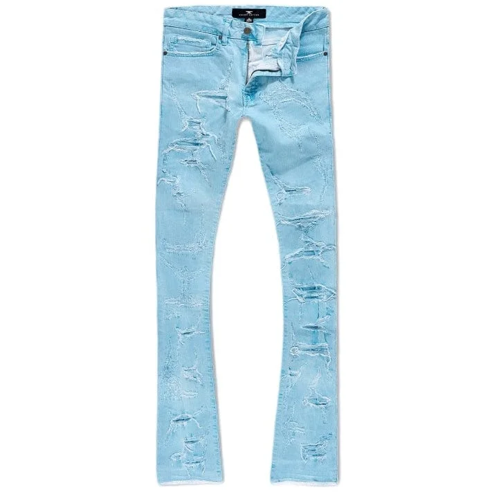 Jordan Craig Martin Stacked Santorini Denim (Sky Blue) JTF1178 Modern Men's Geometric Modern Men's Geometric