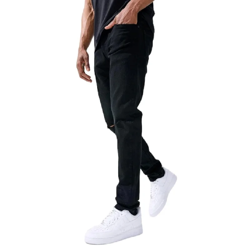 Jordan Craig Ross Monochrome Denim (Jet Black) JR115 Unique Men's Patch Unique Men's Patch