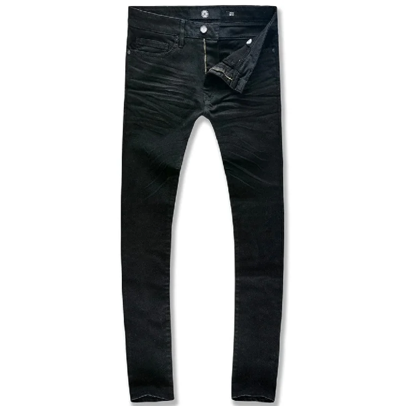 Jordan Craig Ross Skinny Tapered Fit Denim (Black) JR960 Vacation Vacation