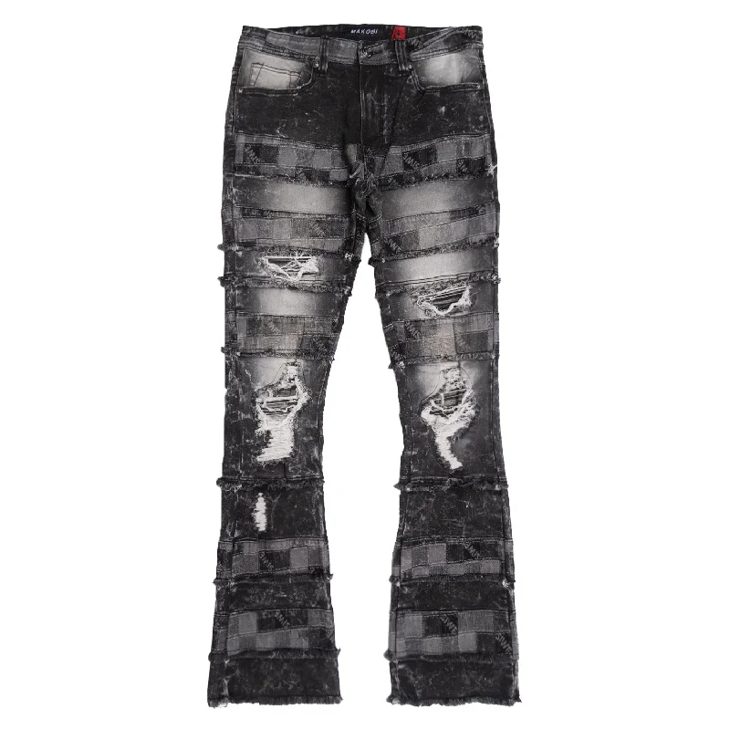 M1951 Bianchi Stacked Jeans - Black Gym Gym