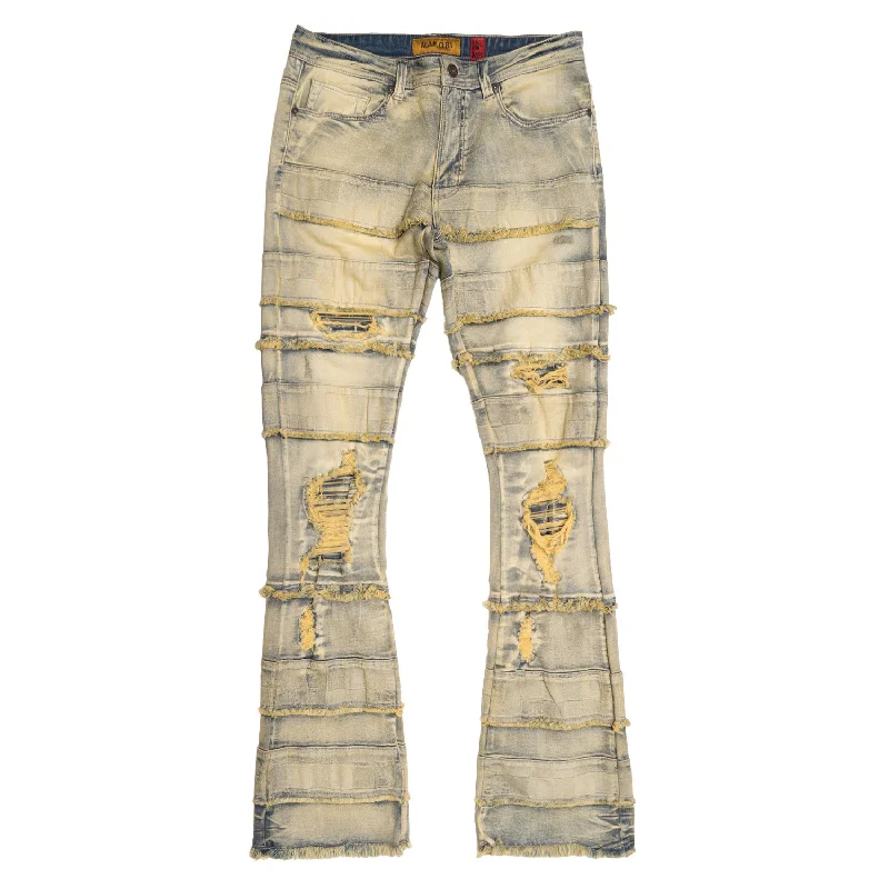 M1951 Bianchi Stacked Jeans - Dirt Business Business