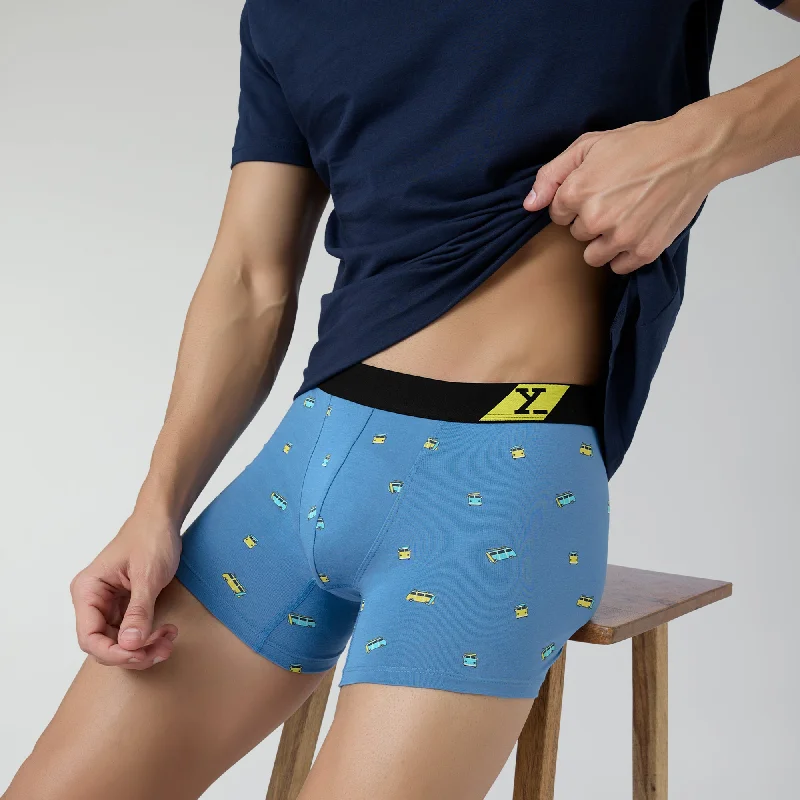 Splash Cotton Stretch Trunks Bus Blue Sporty Men's Tennis Sporty Men's Tennis