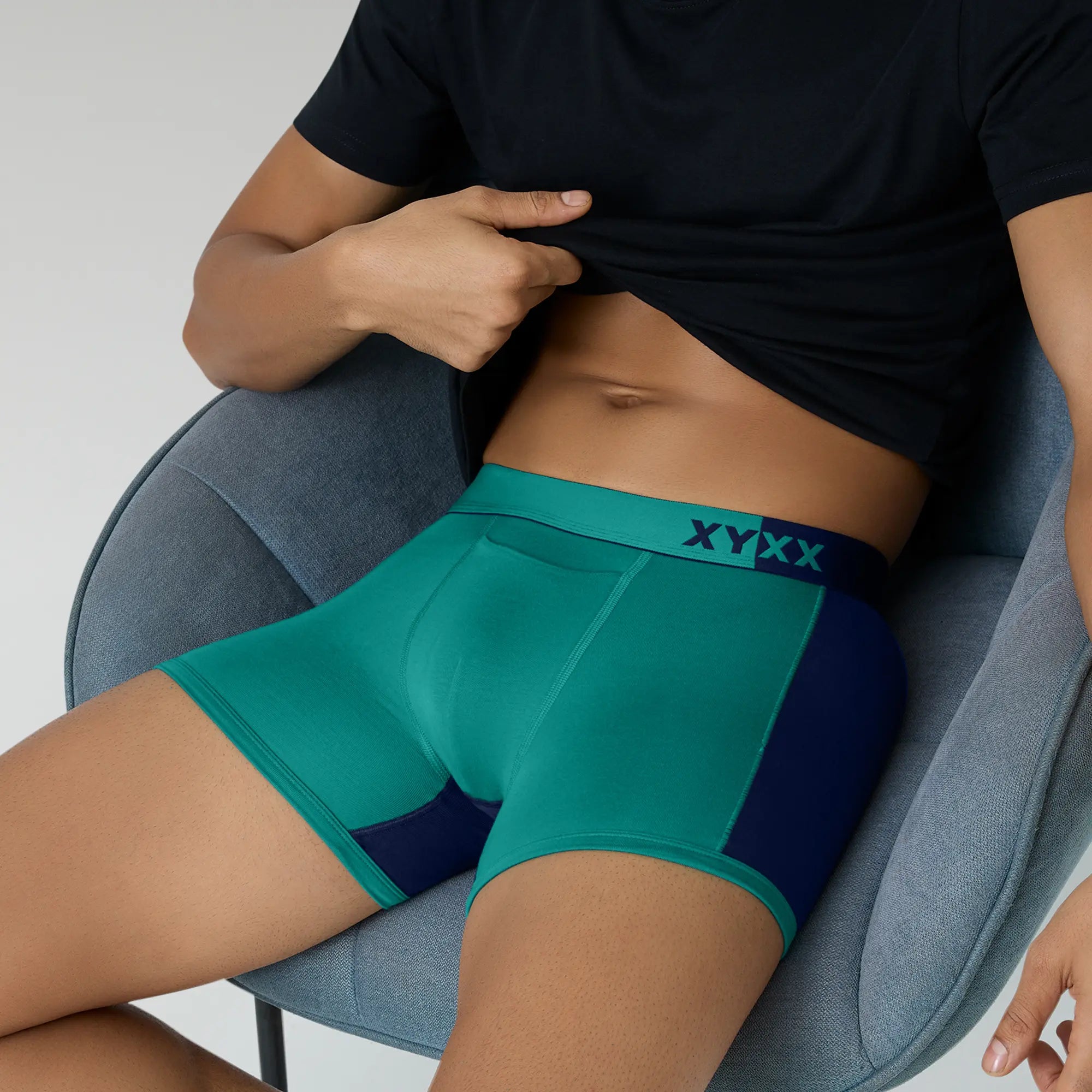 Dualist Modal Trunks Aqua Green Stylish Men's Neon Stylish Men's Neon