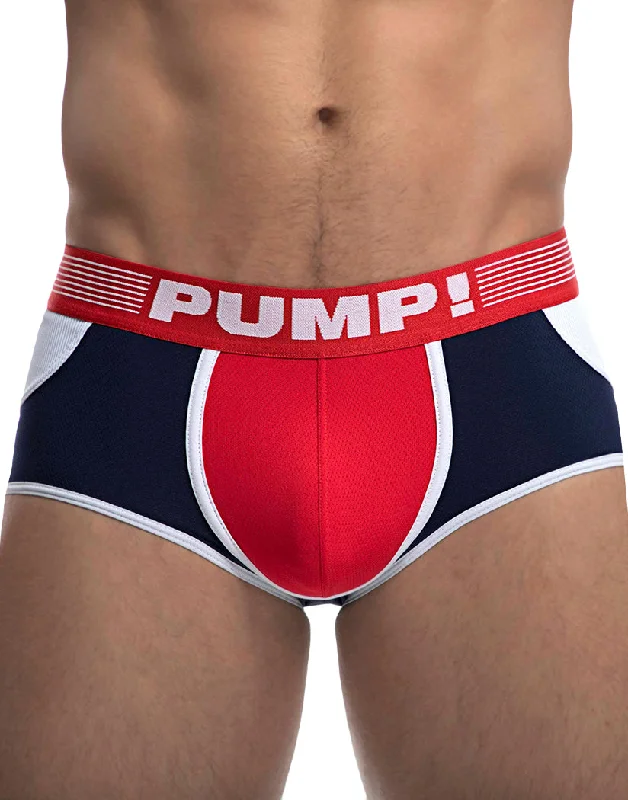 PUMP Academy Access Backless Trunk Navy/Red/White 15037 Edgy Men's Punk Edgy Men's Punk