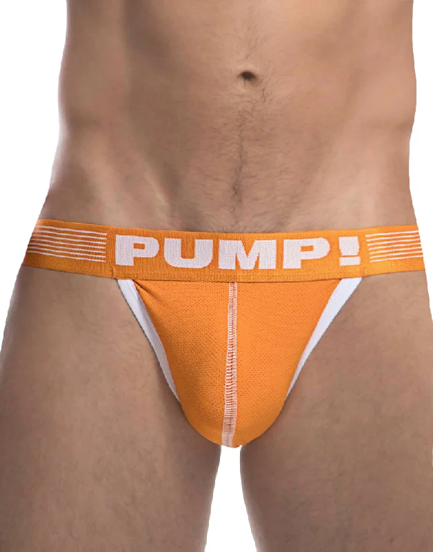 PUMP Creamsicle Orange Low Rise Cotton Mesh Jockstrap 15041 Sleek Men's Contemporary  Sleek Men's Contemporary 