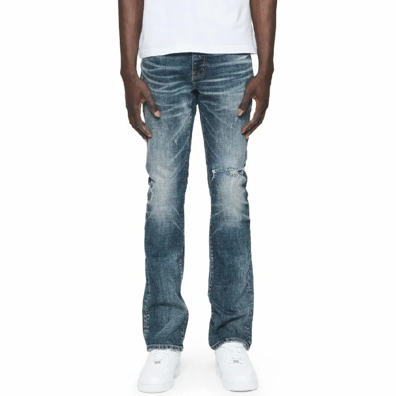 Purple Brand 1 Year Fade Flare Denim (Dark Indigo) P004-OYFD124 Dynamic Men's Glow Dynamic Men's Glow