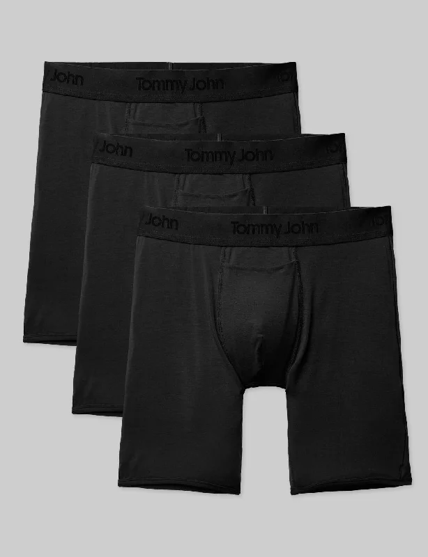 Second Skin Boxer Brief 8" (3-Pack) Monochromatic All Monochromatic All