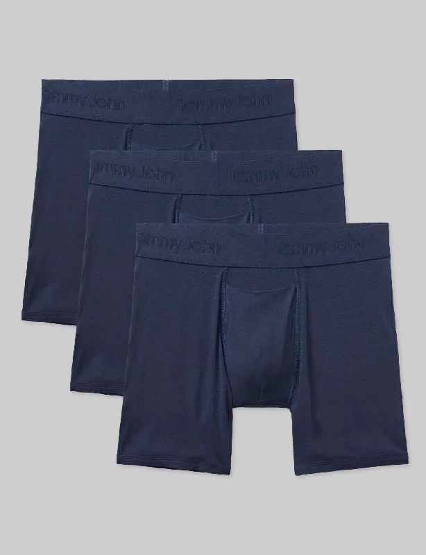 Second Skin Mid-Length Boxer Brief 6" (3-Pack) Vacation Vacation