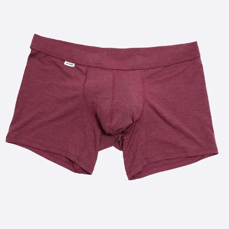 The Burgundy Heather Boxer Brief Street Street