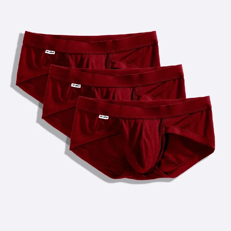 The Dark Burgundy Brief Modern Men's Geometric Modern Men's Geometric