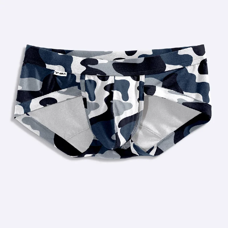 The TBô Blue Camo Brief Sleek Men's Metallic Sleek Men's Metallic