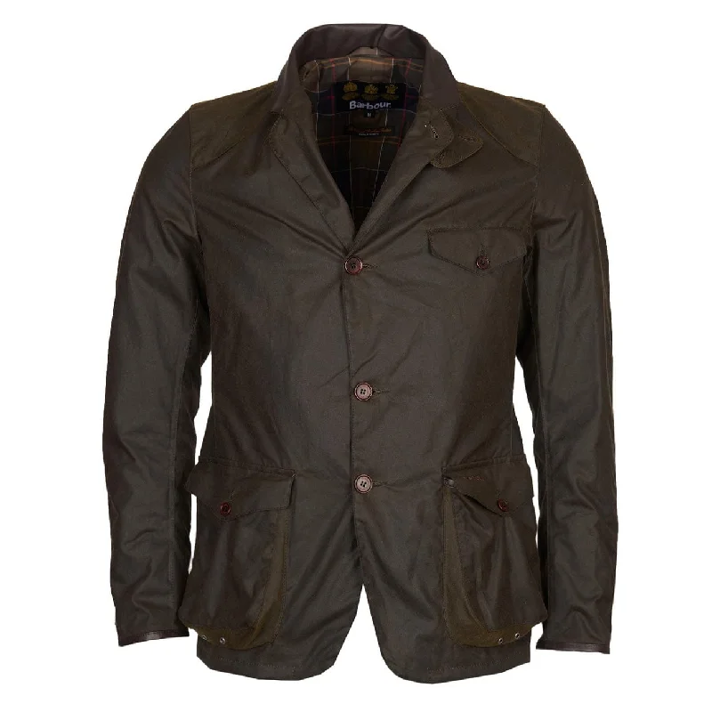 Barbour Beacon Sports Jacket Olive Tailored Tailored