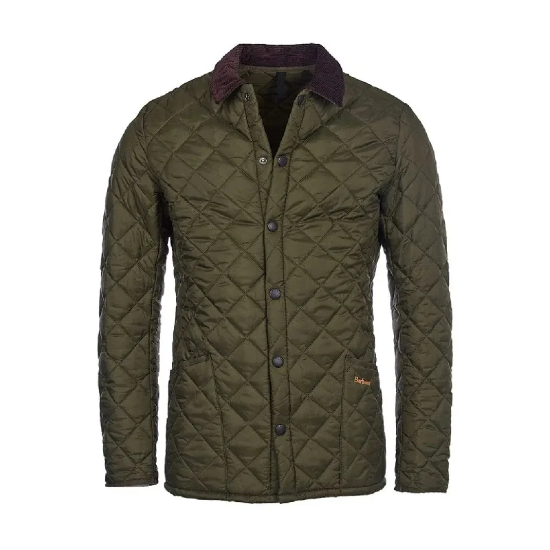 Barbour Heritage Liddesdale Quilt Jacket Olive Sleek Men's Metallic Sleek Men's Metallic