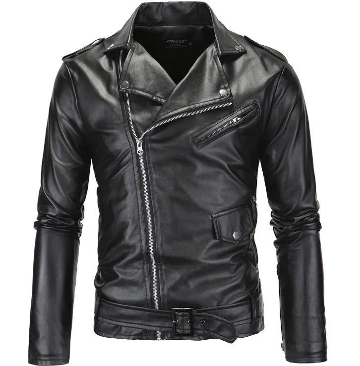 Biker Jacket Trendy Men's Scandinavian Trendy Men's Scandinavian