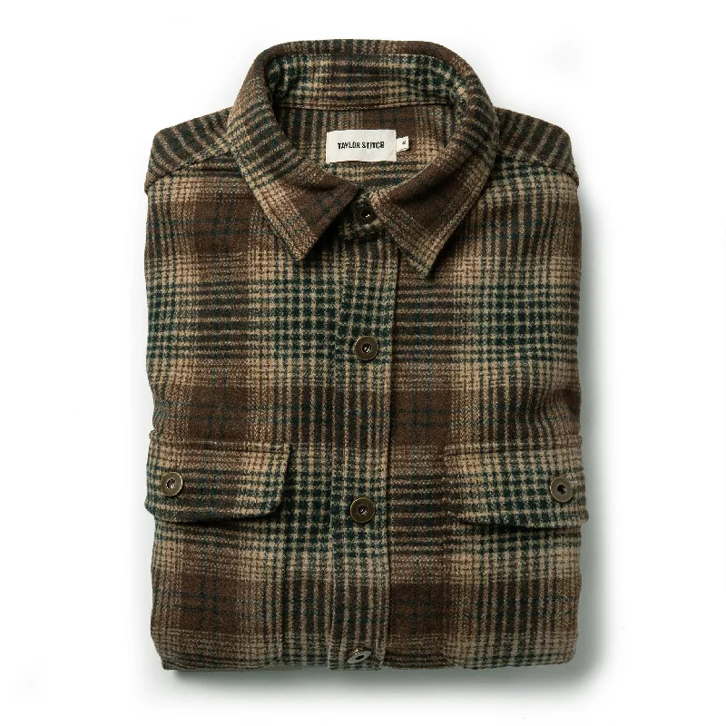 The Explorer Shirt in Tan Plaid Sophisticated Men's  Sophisticated Men's 