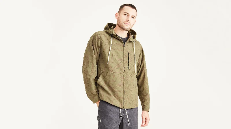 Full Zip Parka, Regular Fit Relaxed Men's Beach Relaxed Men's Beach