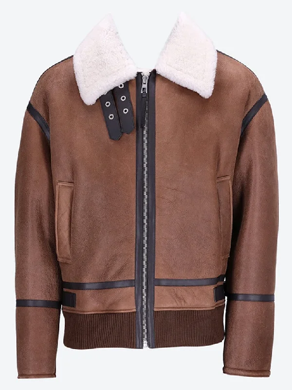 Shearling aviator jacket Masculine Men's  Masculine Men's 