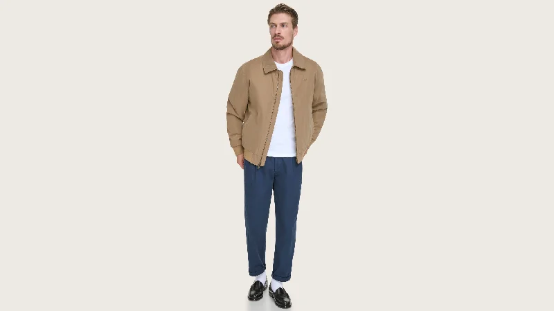 Microtwill Relaxed Bomber Jacket Athletic Men's High Athletic Men's High