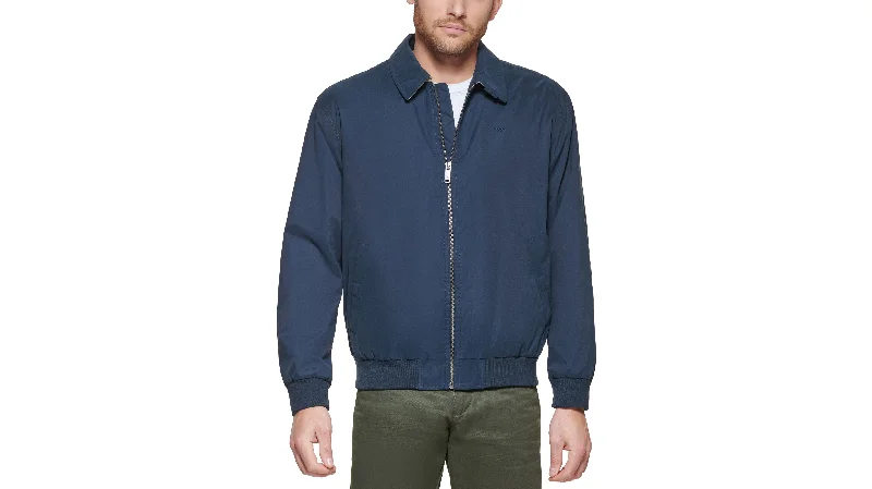 Microtwill Relaxed Bomber Jacket Traditional Men's Country Traditional Men's Country