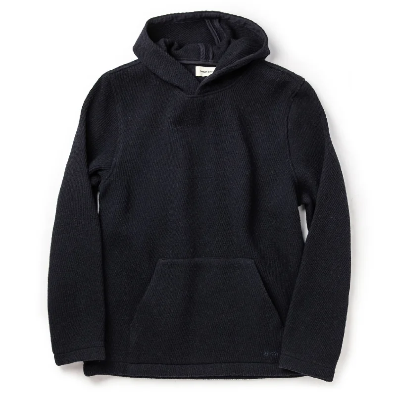 The Nomad Hoodie in Navy Twill Casual Men's Japanese  Casual Men's Japanese 