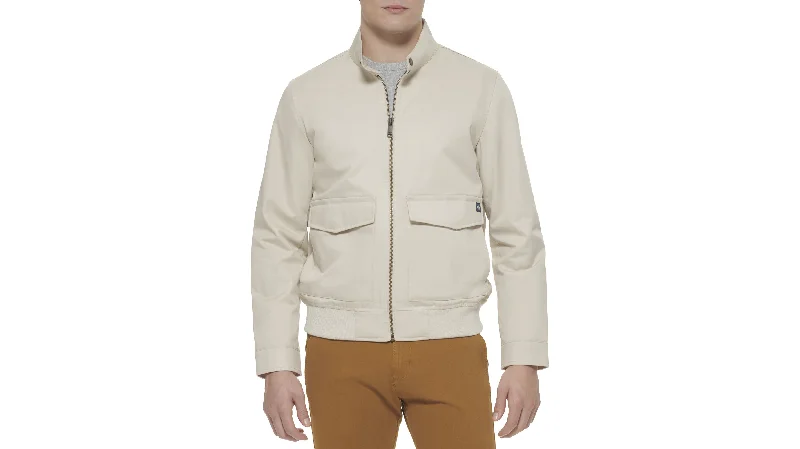 Poly Cotton Twill Barracuda Bomber w/ Harrington Pockets Relaxed Men's Beach Relaxed Men's Beach