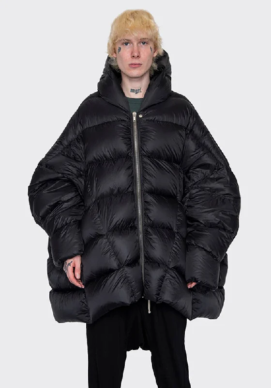 RICK OWENS RU02B2796 NZD4 09 DUVET JUMBO PETER JACKET BLACK Dynamic Men's High Dynamic Men's High