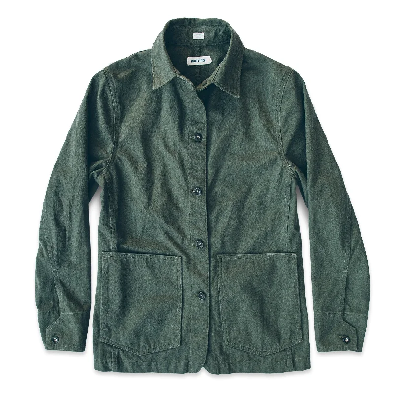 The Agnes Jacket in Olive Herringbone Trendy Men's Oversized Trendy Men's Oversized