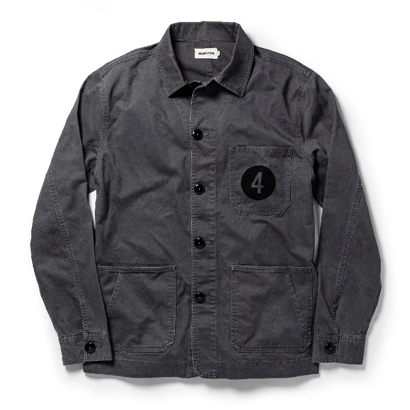 The Fourtillfour Ojai Jacket in Washed Charcoal Youthful Men's Anime Youthful Men's Anime