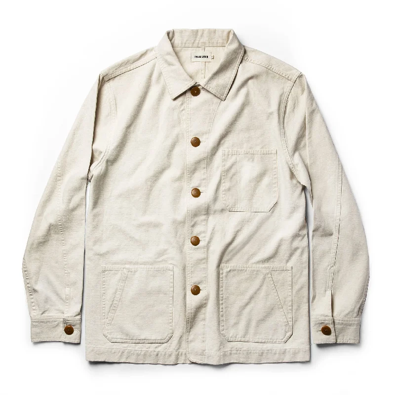 The Ojai Jacket in Natural Reverse Sateen Sporty Men's Athleisure  Sporty Men's Athleisure 