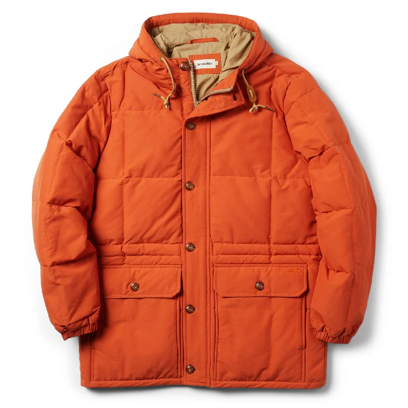 The Whitney Parka in Dusty Orange Minimalist Men's Casual  Minimalist Men's Casual 